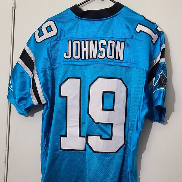 Carolina Panthers Keyshawn Johnson #19 Reebok Stitched Jersey Size 48 - Picture 6 of 7